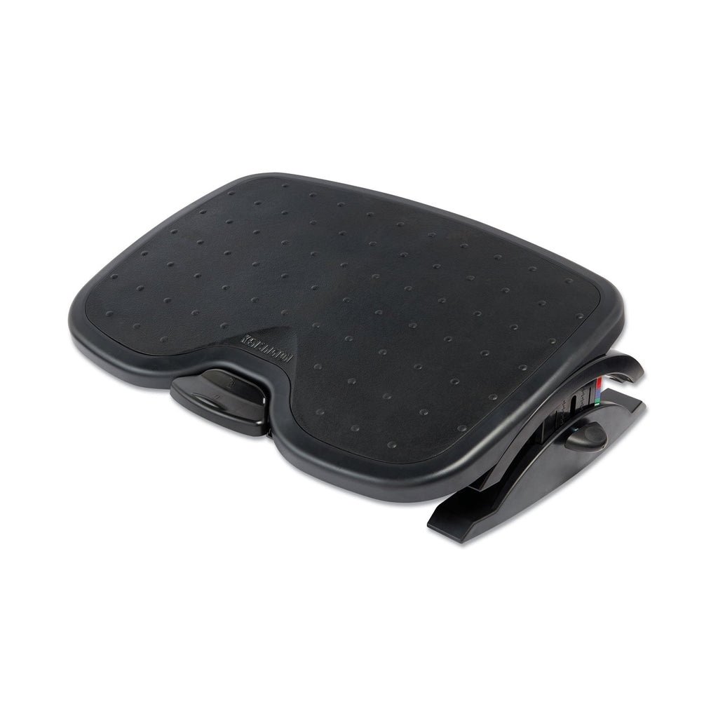 Kensington SoleMate Plus Adjustable Footrest with SmartFit System, 21.9w x 3.7d x 14.2h, Black