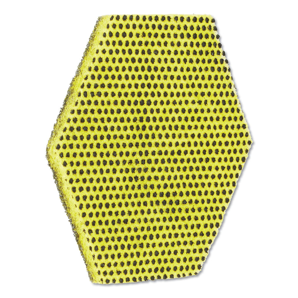 Scotch-Brite Dual Purpose Scour Pad, 5 x 5, Green/Yellow, 15/Carton