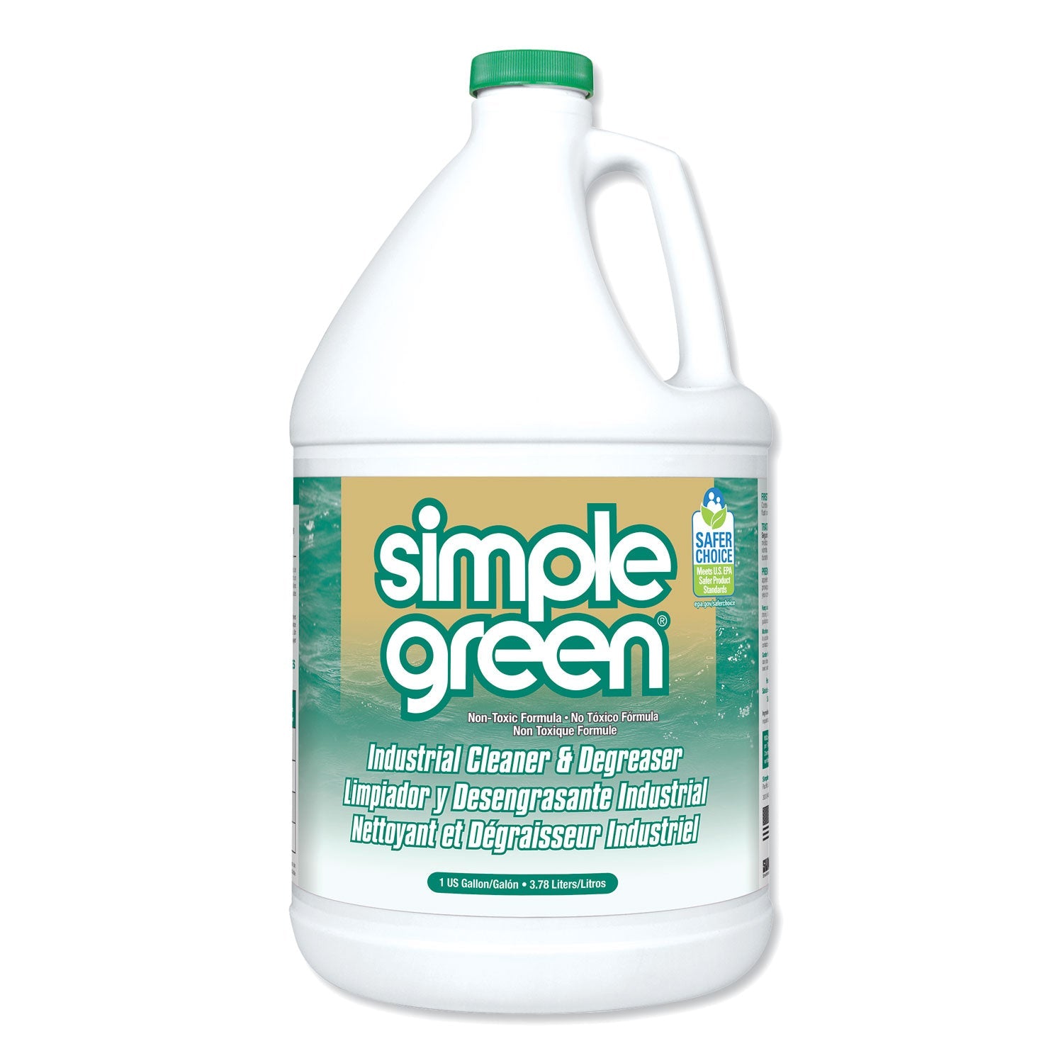 Simple Green Industrial Cleaner and Degreaser, Concentrated, 1 gal Bottle, 6/Carton