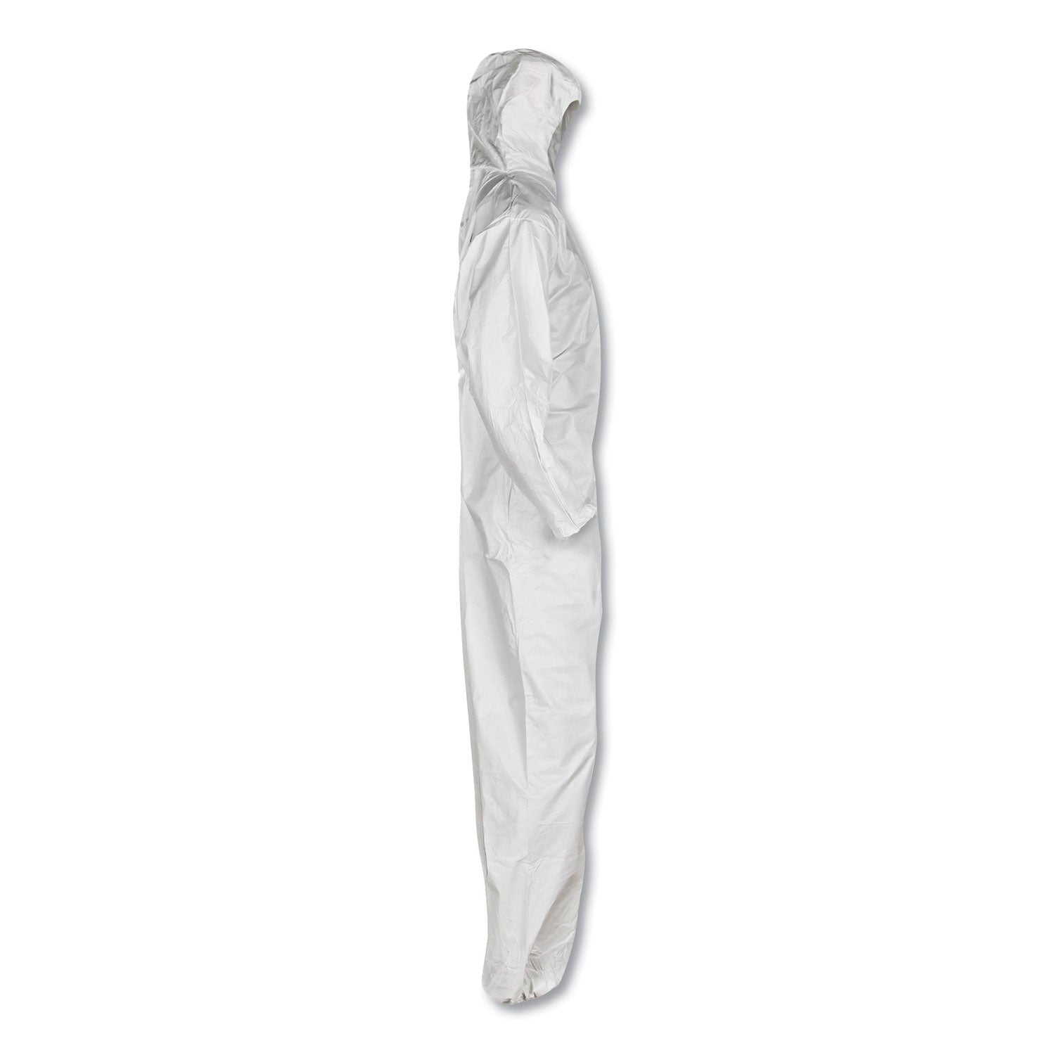 KleenGuard A20 Elastic Back, Cuff and Ankle Hooded Coveralls, Zip, X-Large, White, 24/Carton