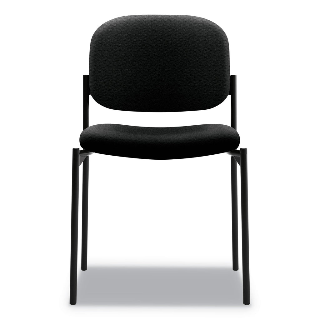 HON VL606 Stacking Guest Chair without Arms, Supports Up to 250 lb, Black