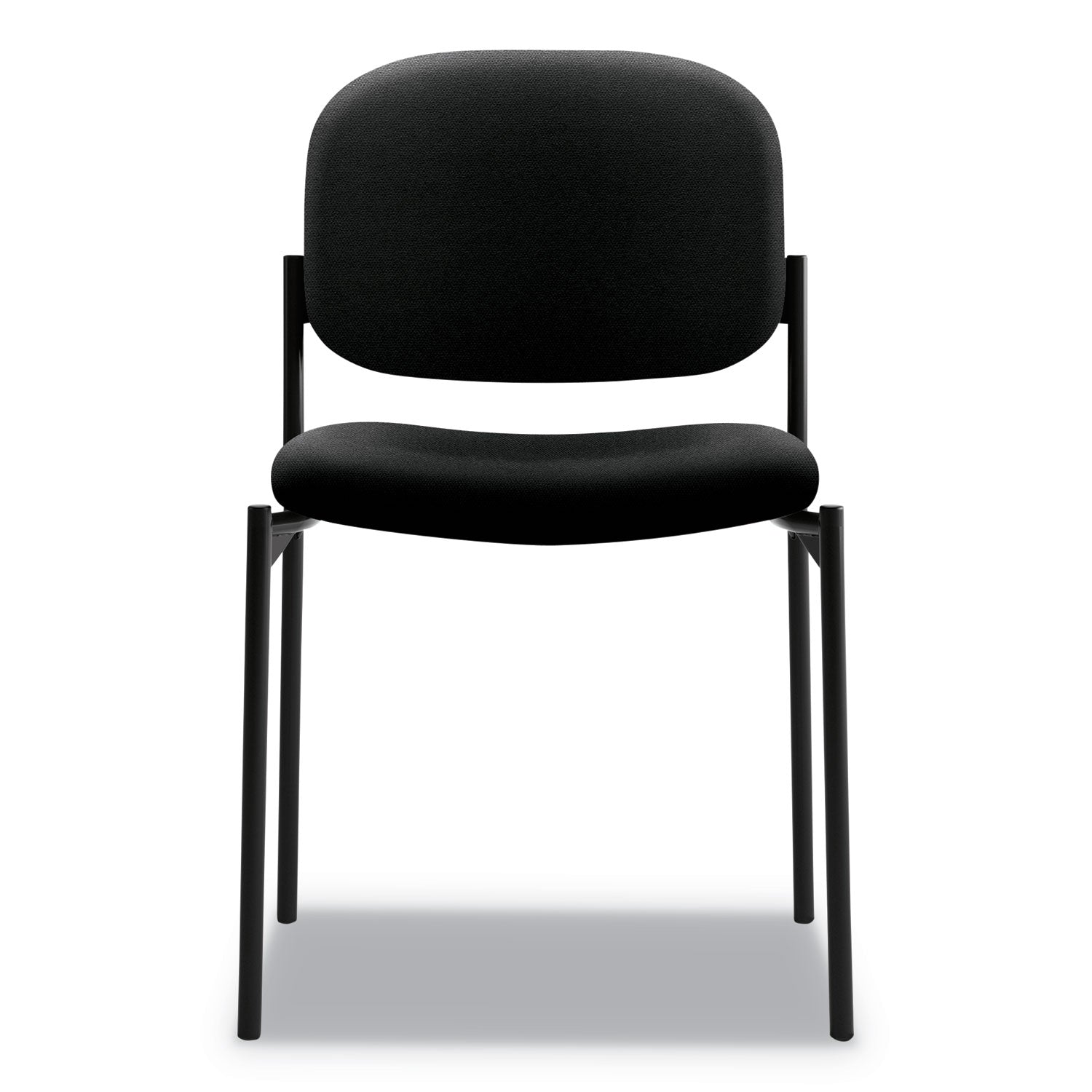 HON VL606 Stacking Guest Chair without Arms, Supports Up to 250 lb, Black
