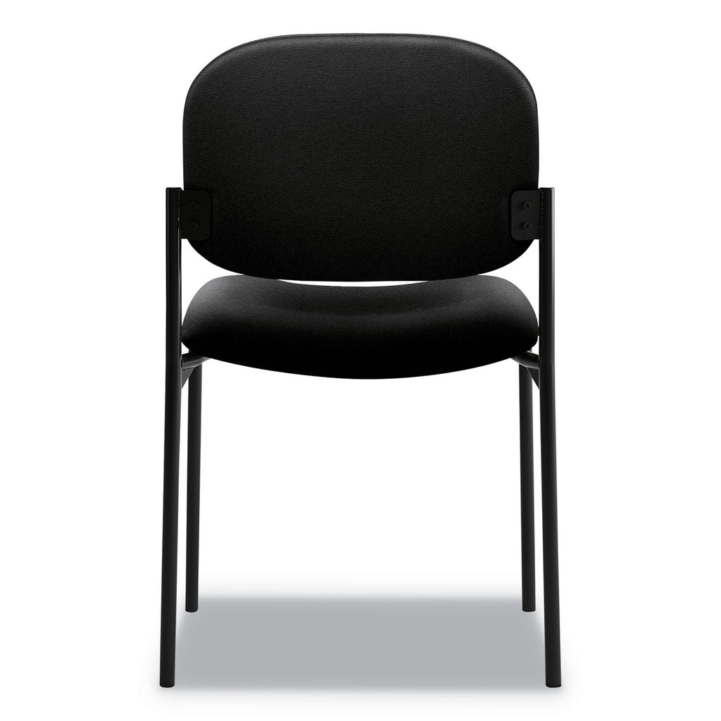 HON VL606 Stacking Guest Chair without Arms, Supports Up to 250 lb, Black