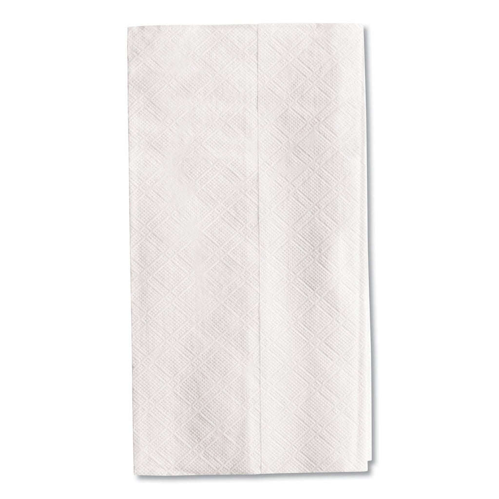 Georgia Pacific Tall Fold Dispenser Napkins, 1-Ply, 7 x 13 1/2, White, 10000/Carton