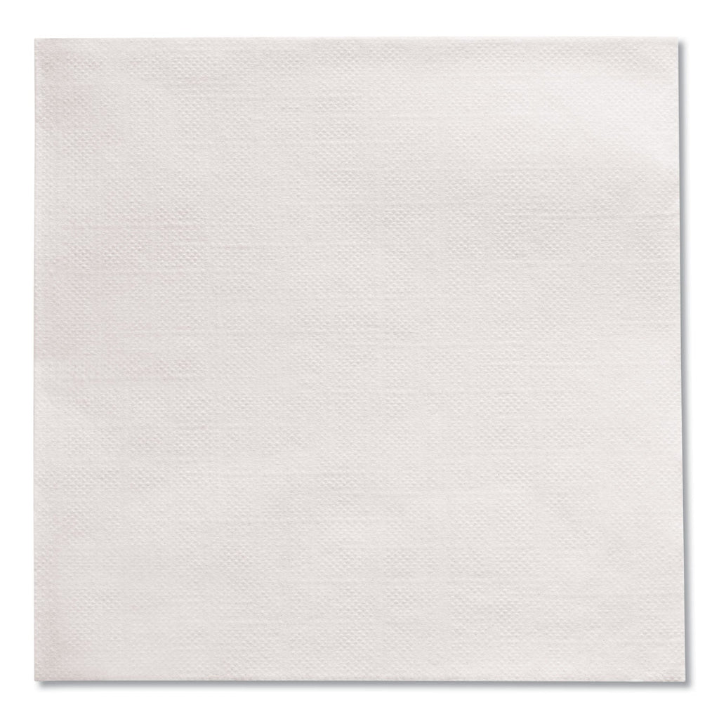 Georgia Pacific Beverage Napkins, Single-Ply, 9 1/2 x 9 1/2, White, 4000/Carton