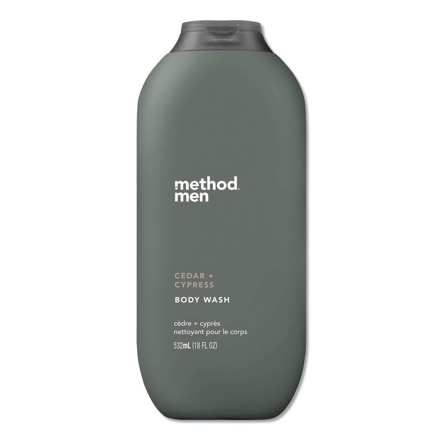Method Mens Body Wash, Cedar and Cyprus, 18 oz, 6/Carton
