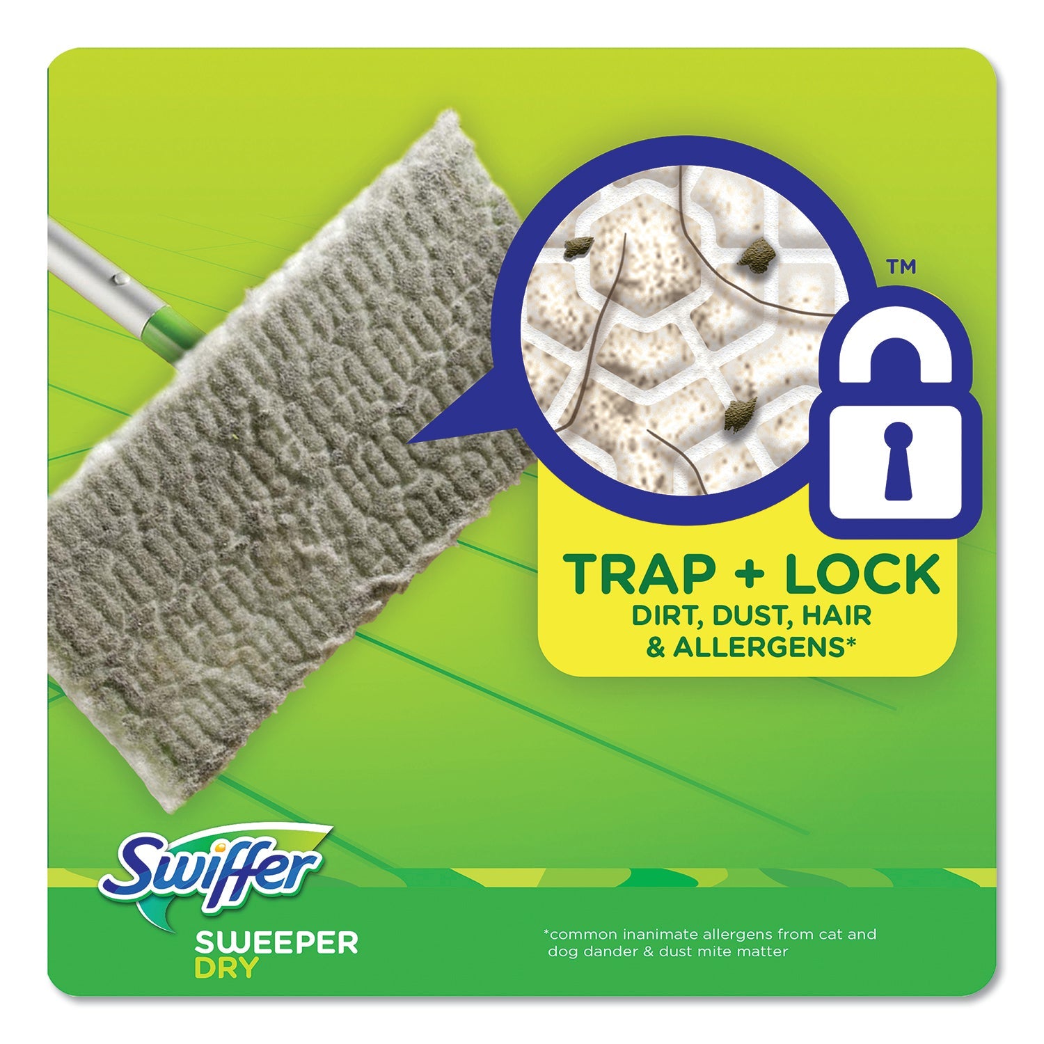 Swiffer Dry Refill Cloths, White, 10.4" x 8", 52/Box, 3 Boxes/Carton
