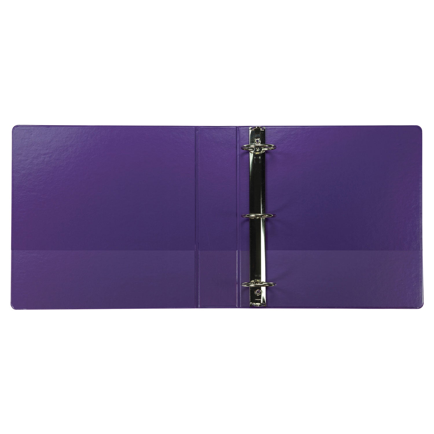 Samsill Earth’s Choice Biobased Durable Fashion View Binder, 3 Rings, 2" Capacity, 11 x 8.5, Purple, 2/Pack