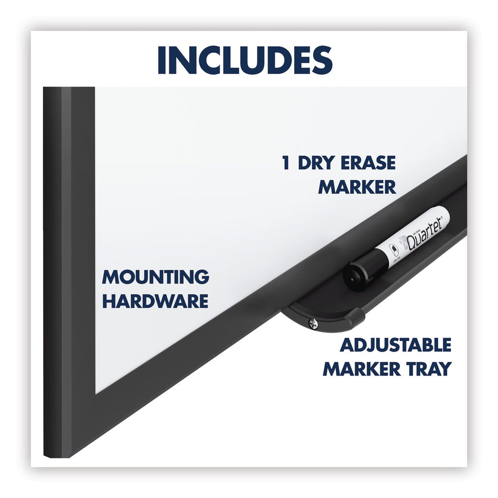 Quartet Classic Series Nano-Clean Dry Erase Board, 24 x 18, Black Aluminum Frame