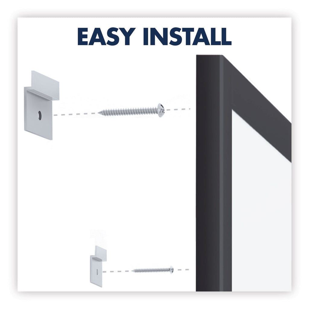 Quartet Classic Series Nano-Clean Dry Erase Board, 24 x 18, Black Aluminum Frame