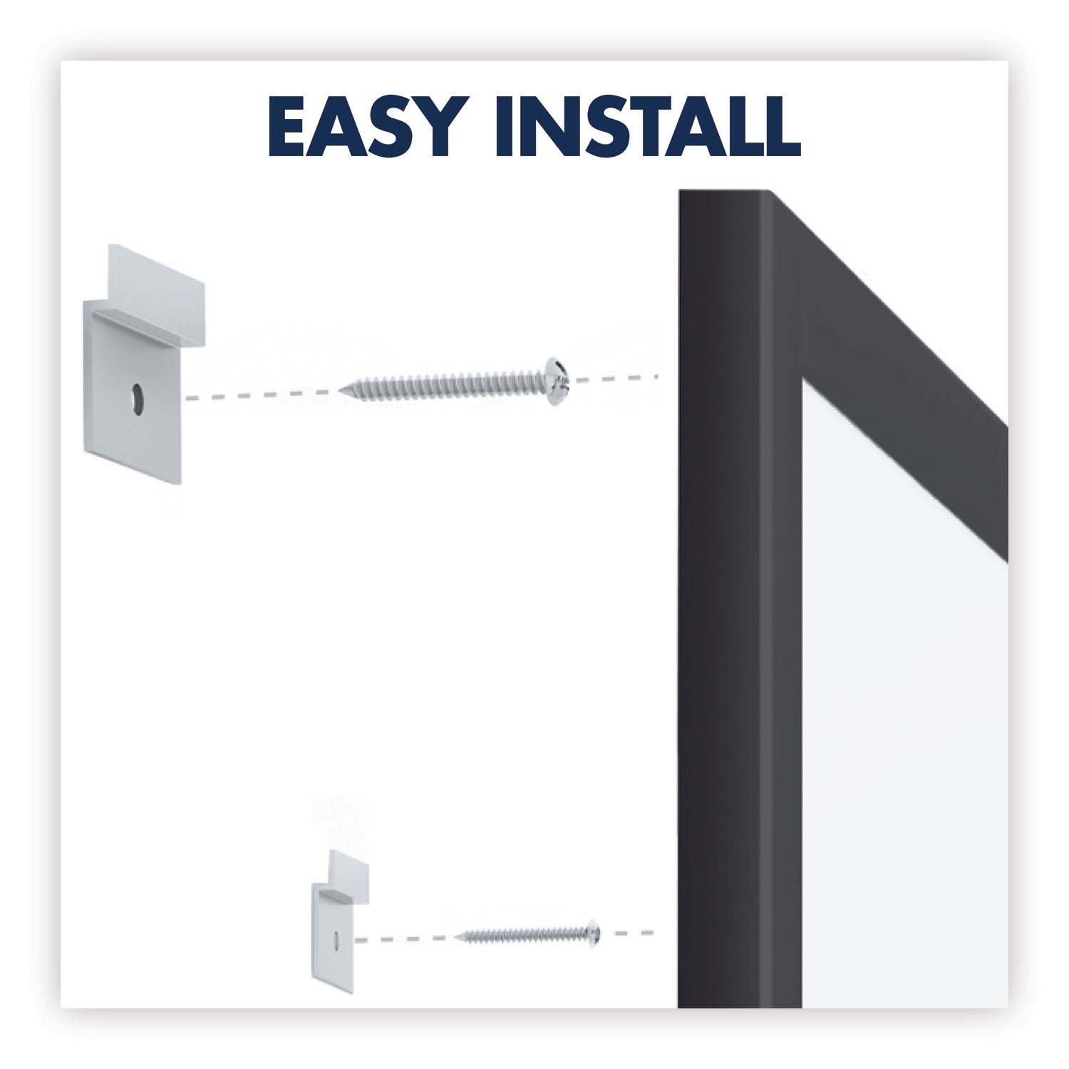 Quartet Classic Series Nano-Clean Dry Erase Board, 24 x 18, Black Aluminum Frame