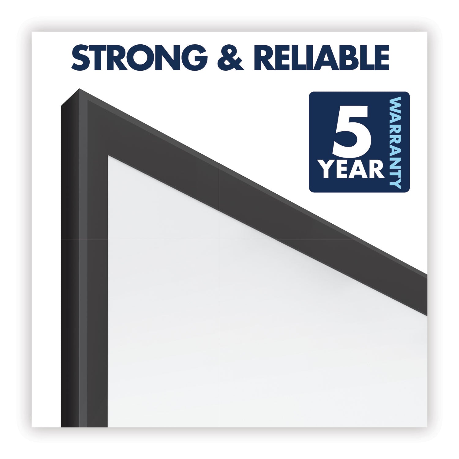 Quartet Classic Series Nano-Clean Dry Erase Board, 60 x 36, Black Aluminum Frame