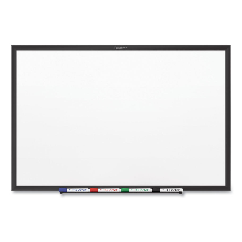 Quartet Classic Series Nano-Clean Dry Erase Board, 24 x 18, Black Aluminum Frame