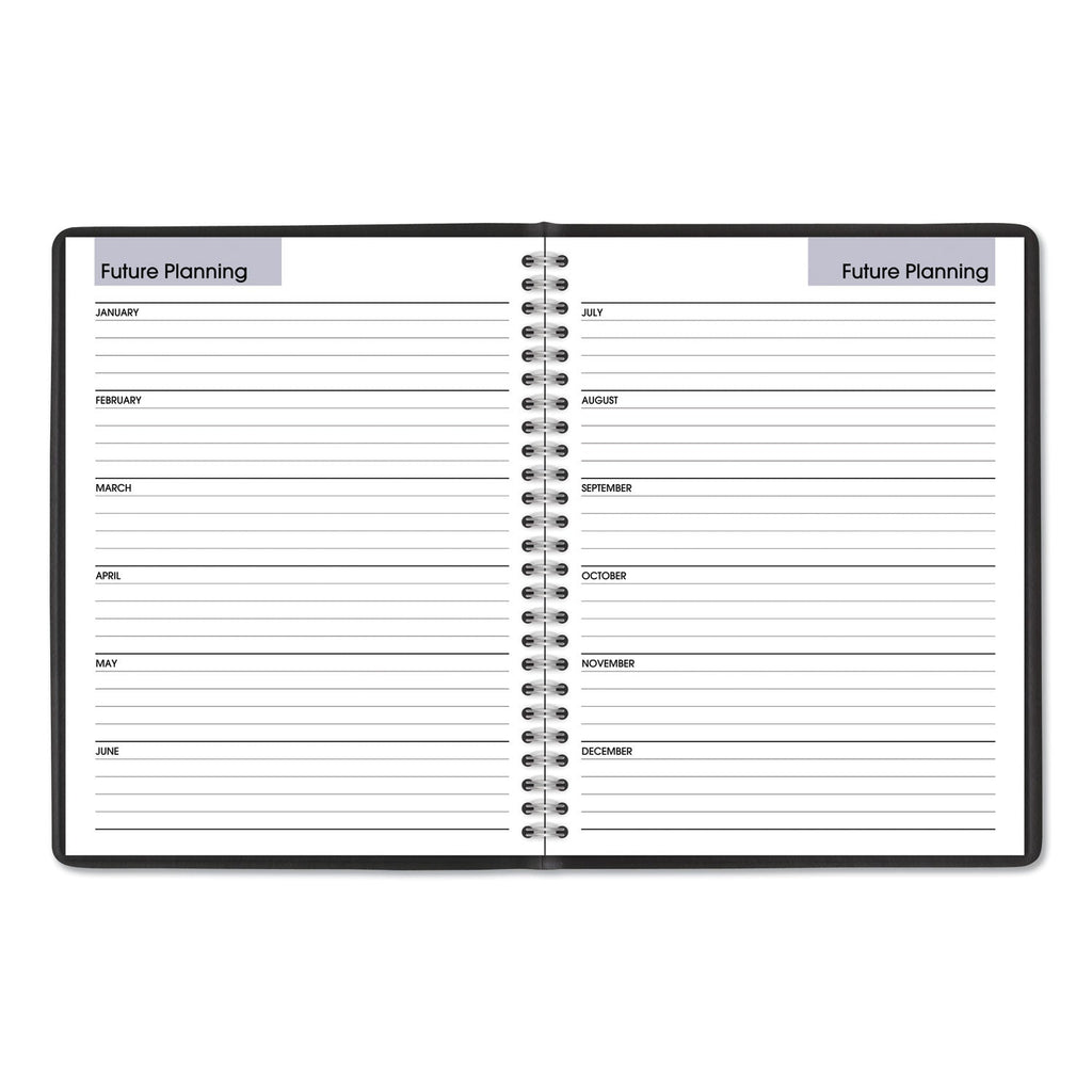 AT-A-GLANCE DayMinder Monthly Planner with Notes Column, Ruled Blocks, 8.75 x 7, Black Cover, 12-Month (Jan to Dec): 2023