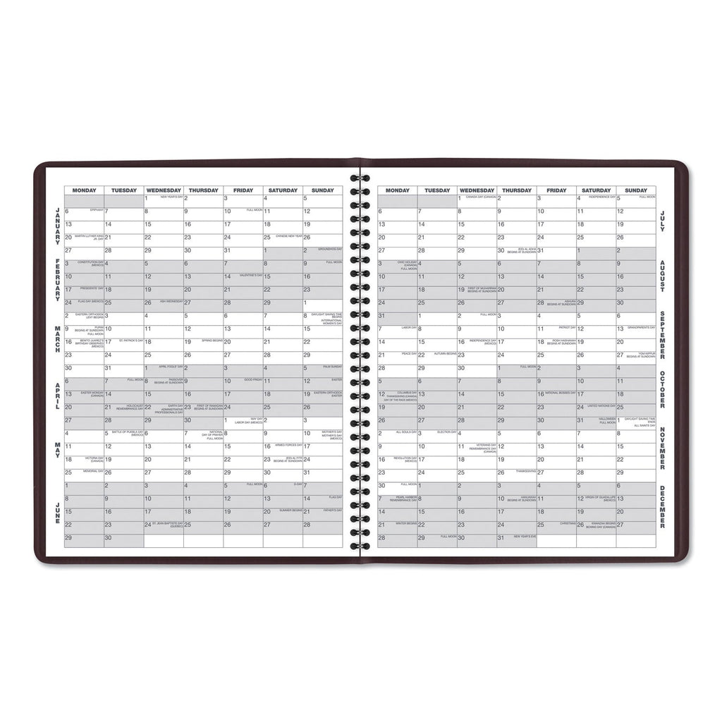 AT-A-GLANCE Monthly Planner, 11 x 9, Winestone Cover, 15-Month (Jan to Mar): 2023 to 2024