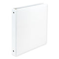 Samsill Earth's Choice Biobased Economy Round Ring View Binders, 3 Rings, 1" Capacity, 11 x 8.5, White
