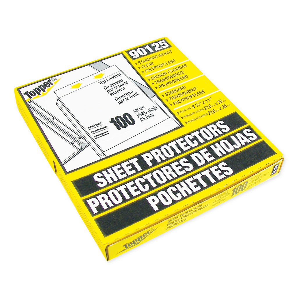 C-Line Top-Load Polypropylene Sheet Protectors, Standard, Letter, Clear, 2", 100/Box