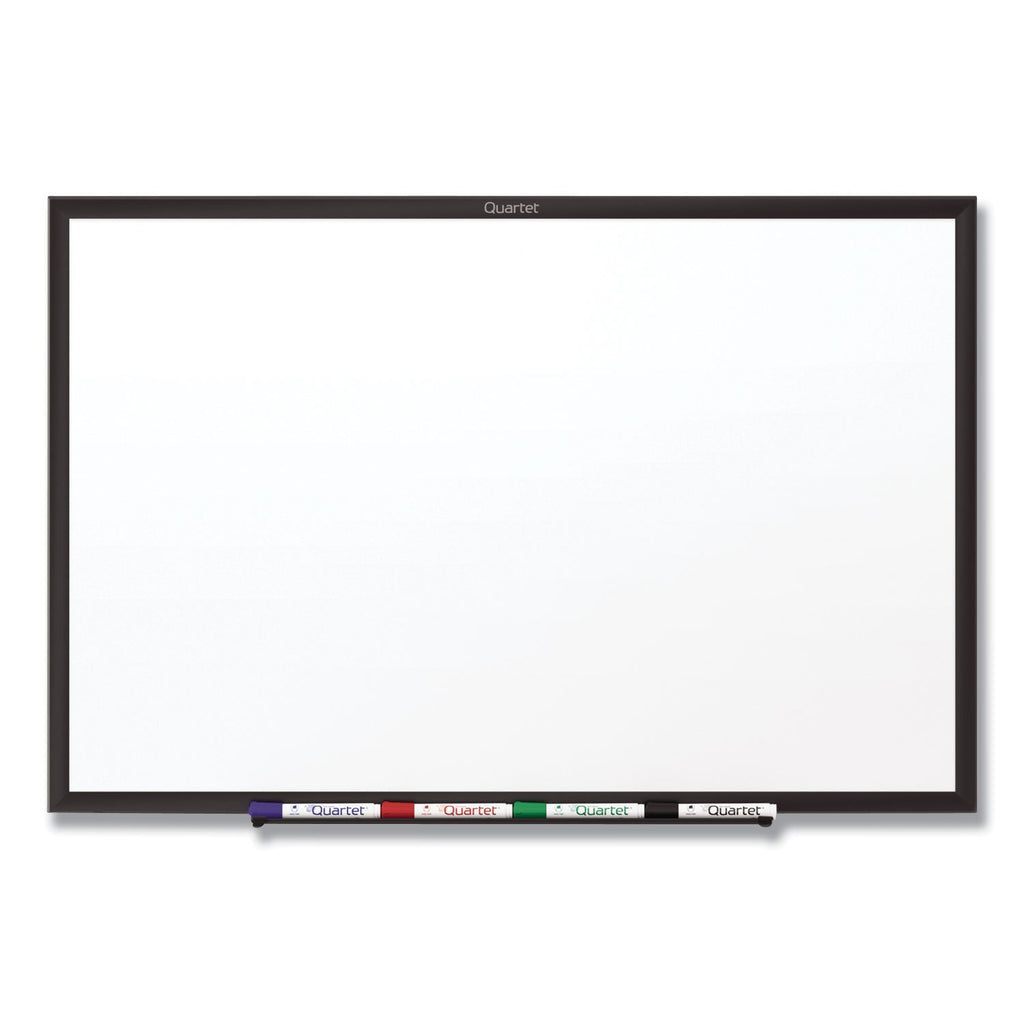 Quartet Classic Series Total Erase Dry Erase Board, 96 x 48, White Surface, Black Frame