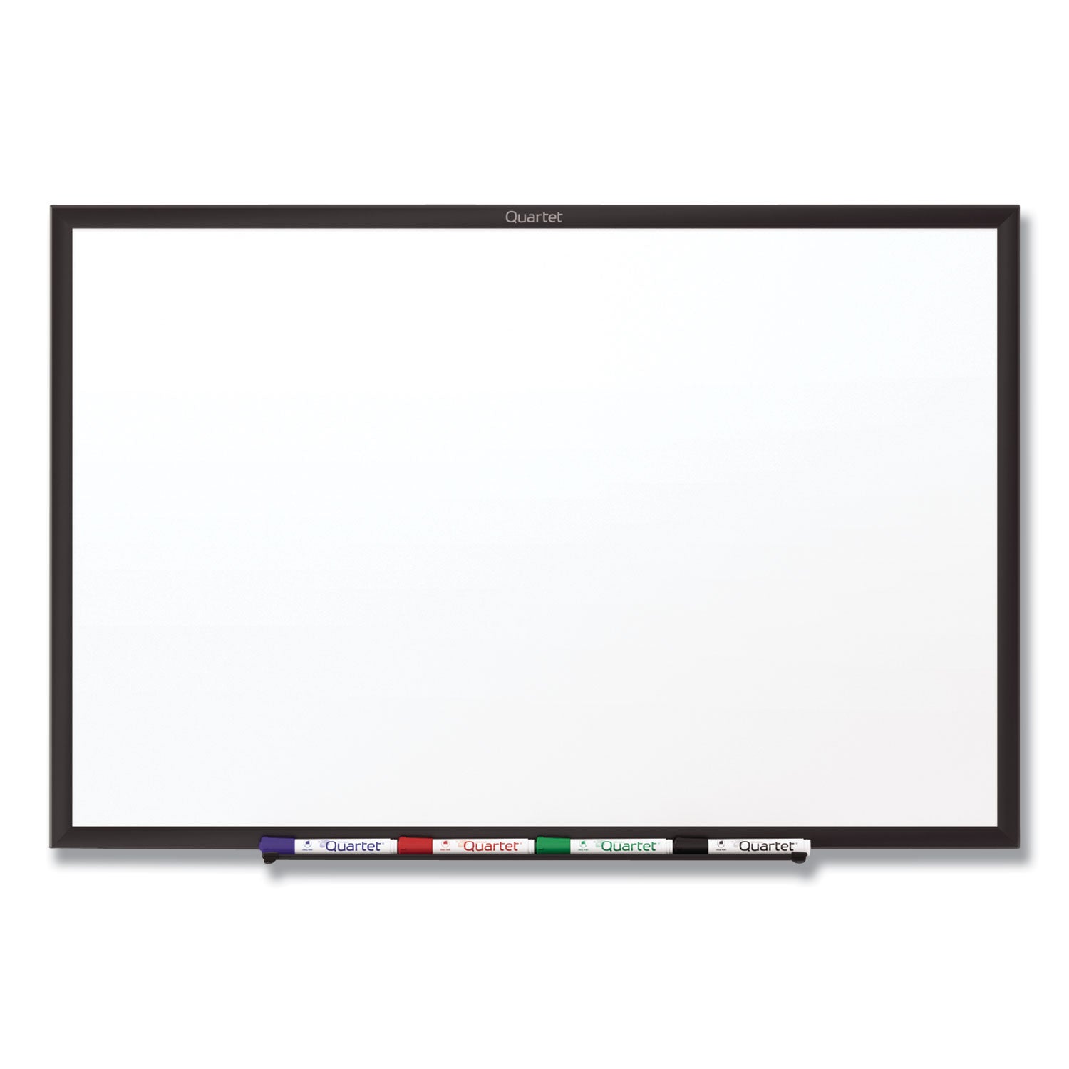 Quartet Classic Series Total Erase Dry Erase Board, 96 x 48, White Surface, Black Frame