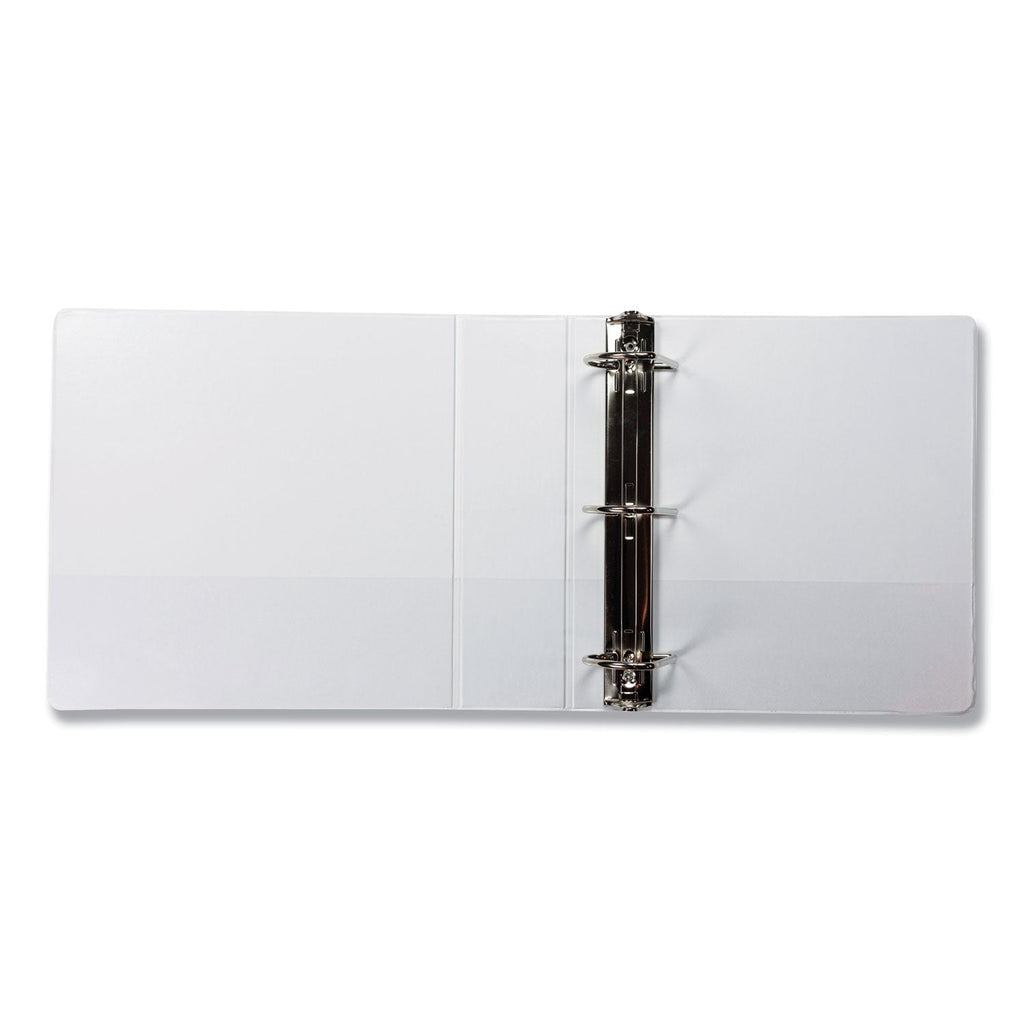 Samsill Earth's Choice Biobased D-Ring View Binder, 3 Rings, 3" Capacity, 11 x 8.5, White