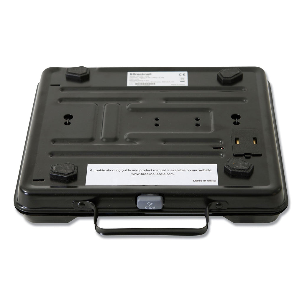 Brecknell Portable Electronic Utility Bench Scale, 250 lb Capacity, 12.5 x 10.95 x 2.2  Platform