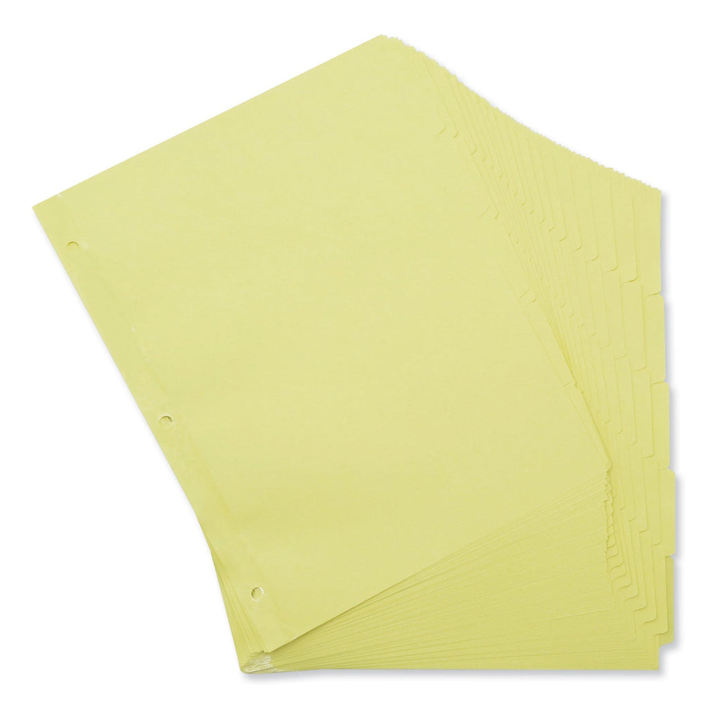 Universal Self-Tab Index Dividers, 5-Tab, 11 x 8.5, Buff, 36 Sets