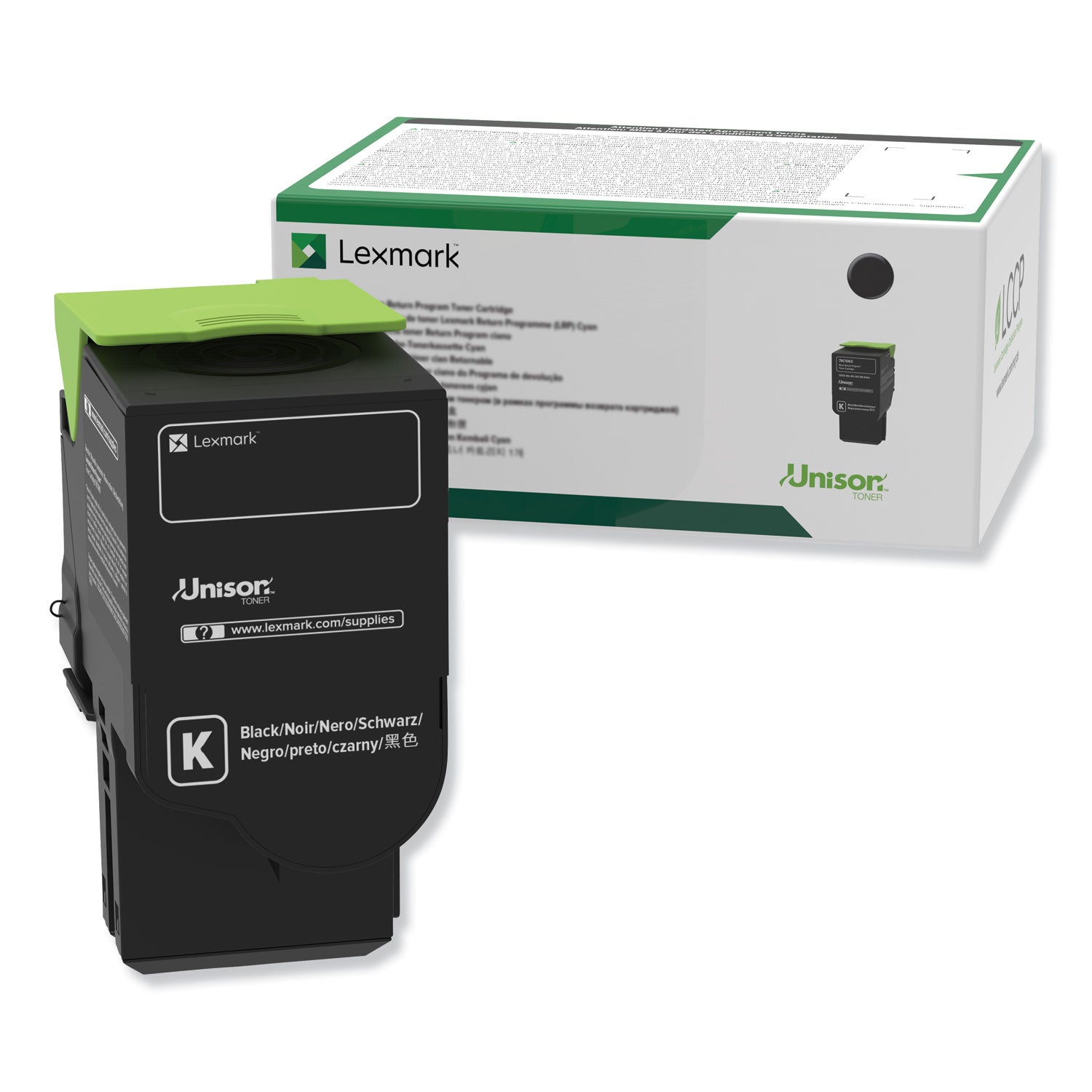 Lexmark 78C1XK0 Return Program Extra High-Yield Toner, 8,500 Page-Yield, Black