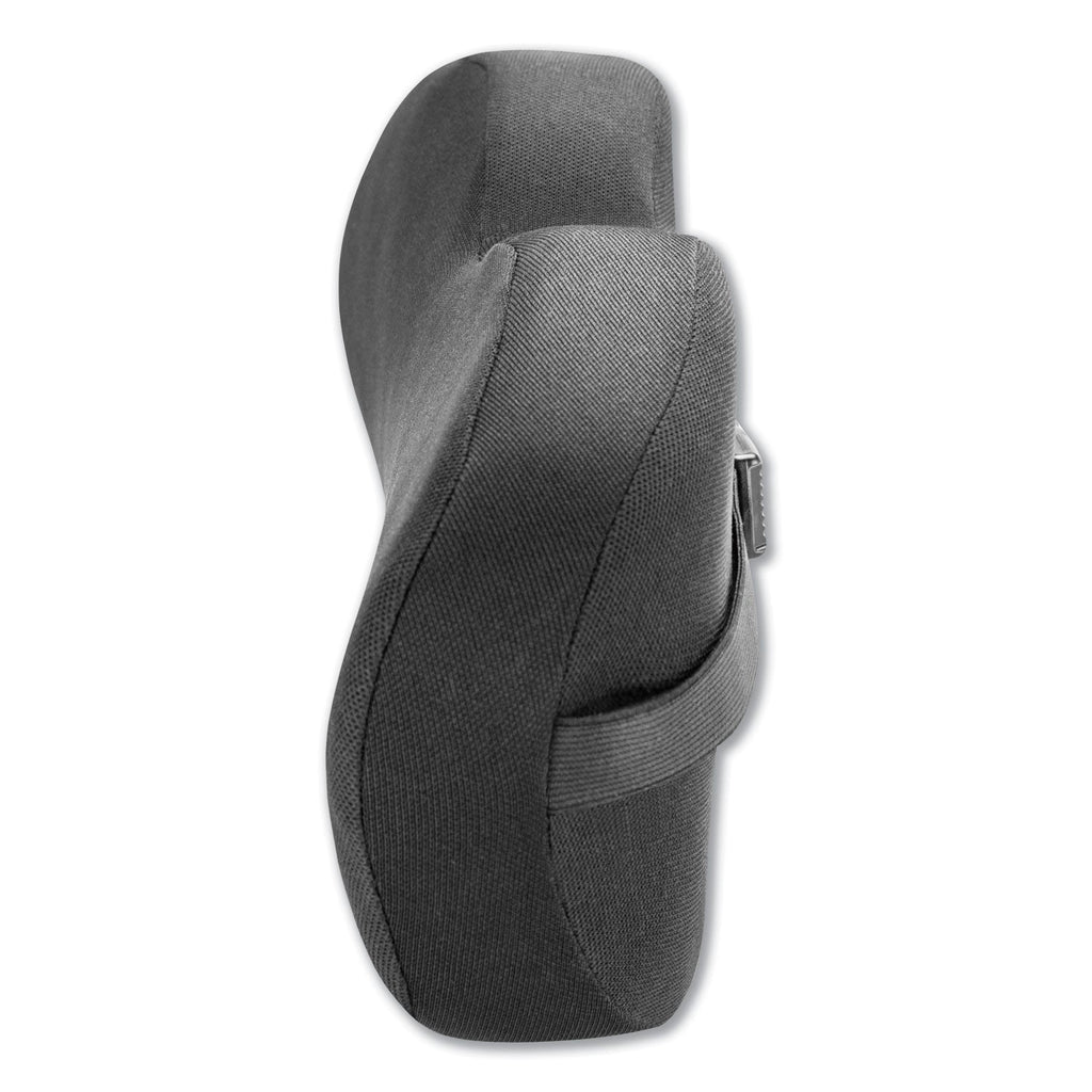 Alera Lumbar Support Memory Foam Backrest, 13.5 x 3.46 x 6.34, Black