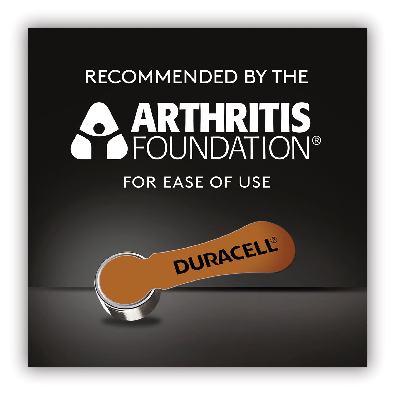 Duracell Hearing Aid Battery, #675, 12/Pack