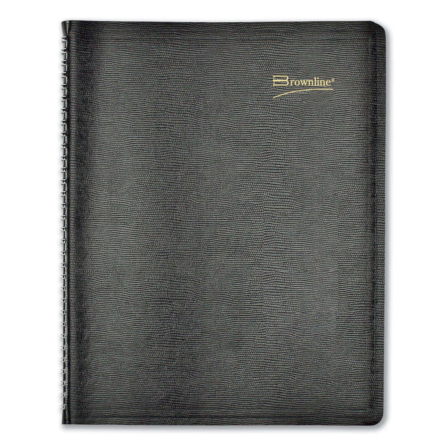 Brownline Essential Collection Weekly Appointment Book in Columnar Format, 11 x 8.5, Black Cover, 12-Month (Jan to Dec): 2023