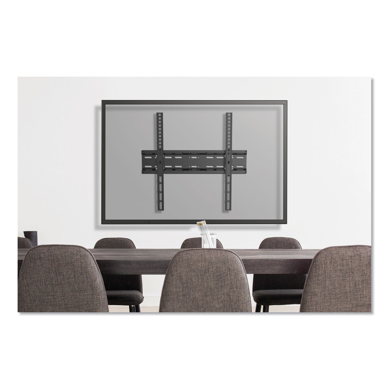 Innovera Fixed and Tilt TV Wall Mount for Monitors 32" to 55", 16.7w x 2d x 18.3h