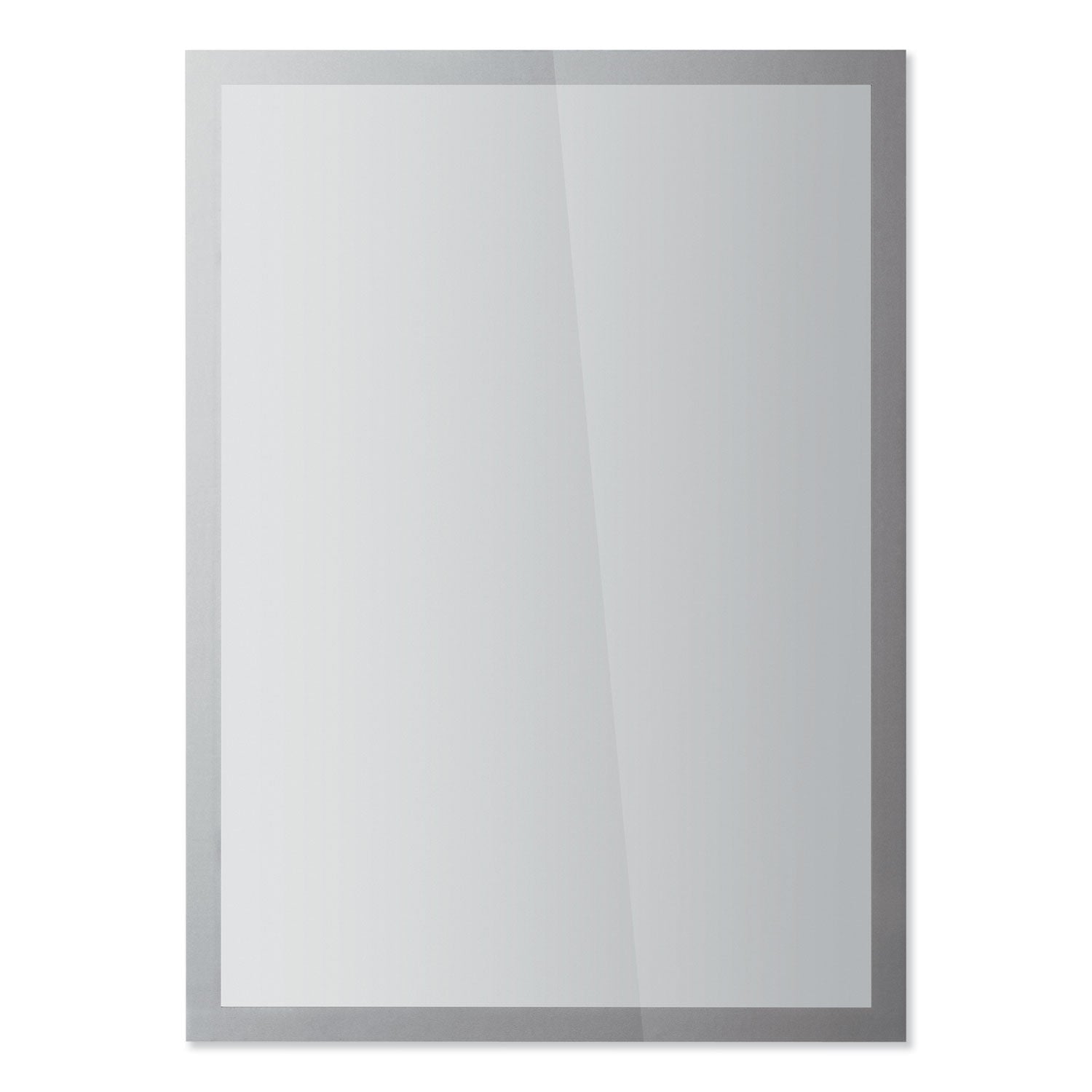 Durable DURAFRAME SUN Sign Holder, 11 x 17, Silver Frame, 2/Pack