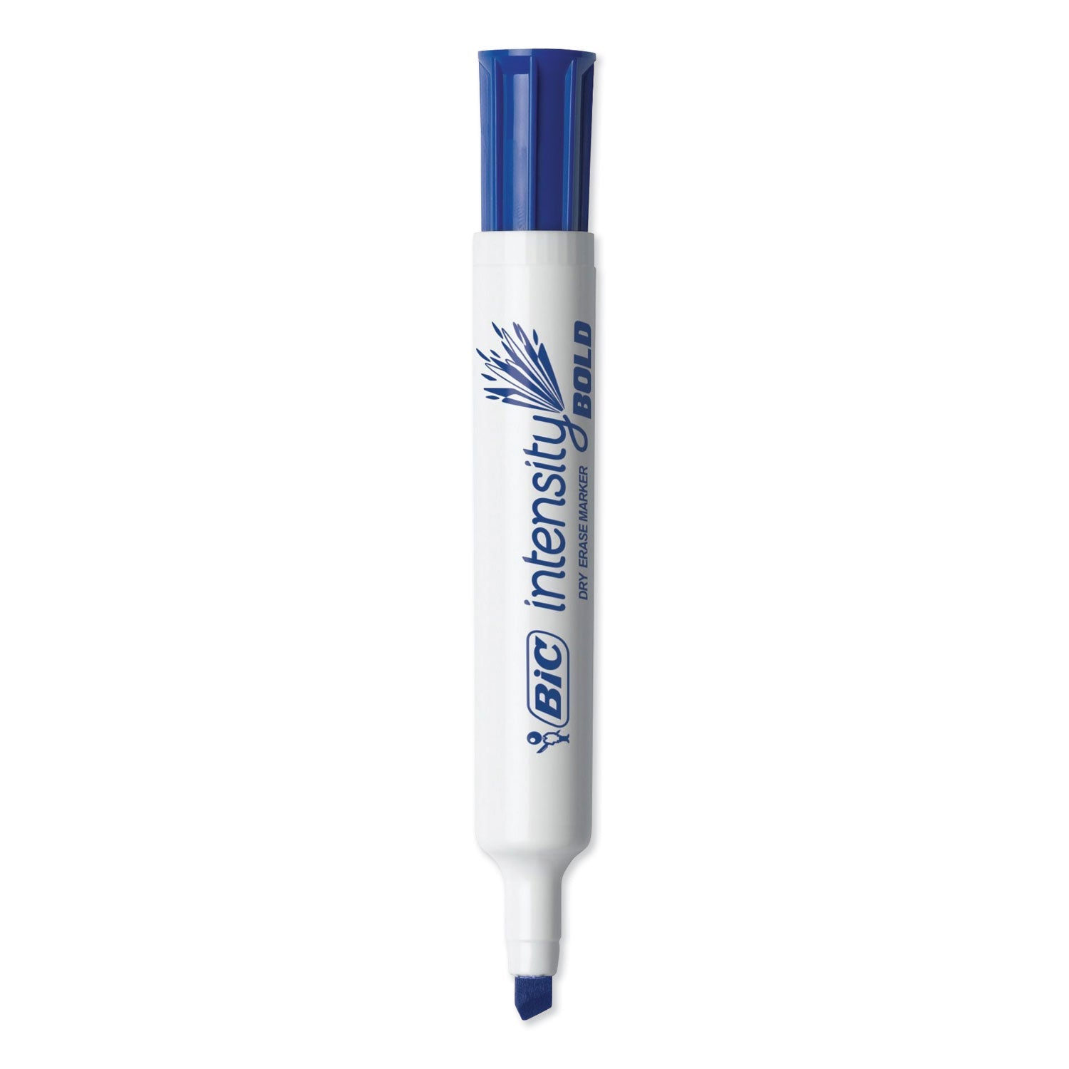 BIC Intensity Bold Tank-Style Dry Erase Marker, Broad Chisel Tip, Assorted Colors, 4/Set