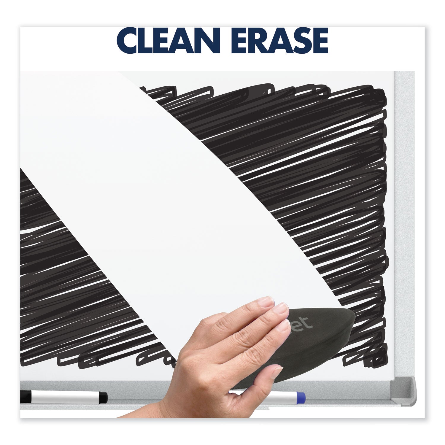 Quartet Porcelain Magnetic Whiteboard, 96 x 48, Aluminum Frame