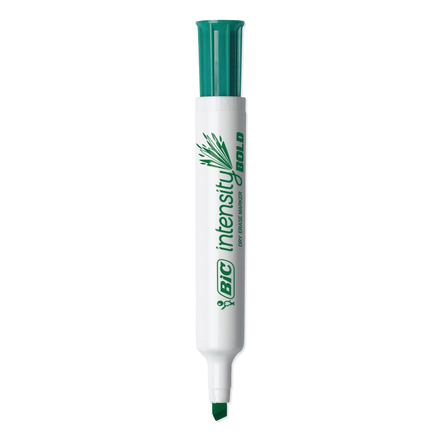 BIC Intensity Bold Tank-Style Dry Erase Marker, Broad Chisel Tip, Assorted Colors, 4/Set
