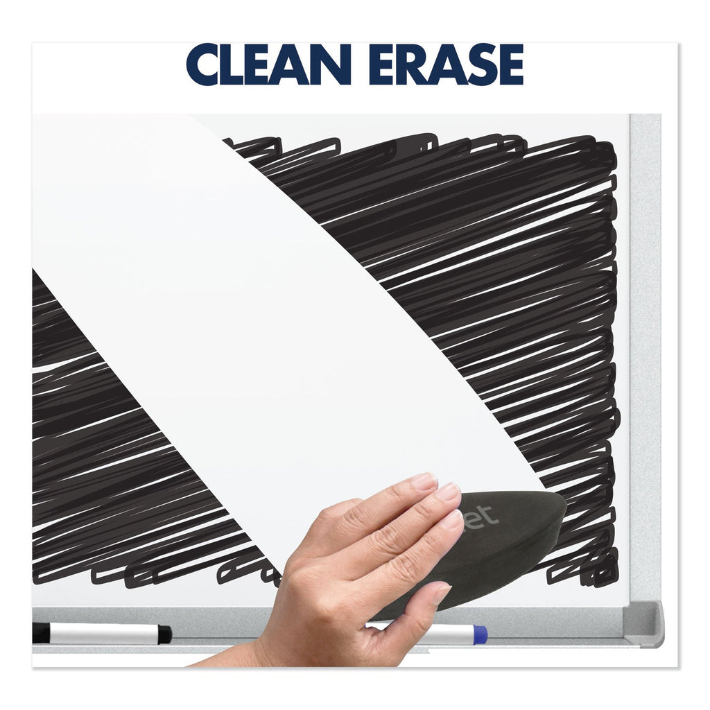 Quartet Porcelain Magnetic Whiteboard, 72 x 48, Aluminum Frame