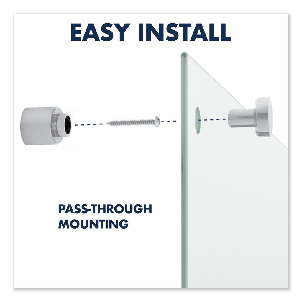Quartet Infinity Magnetic Glass Marker Board, 48 x 36, White