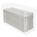 Kantek Multifold Paper Towel Dispenser, 12.5 x 4.4 x 7, Clear