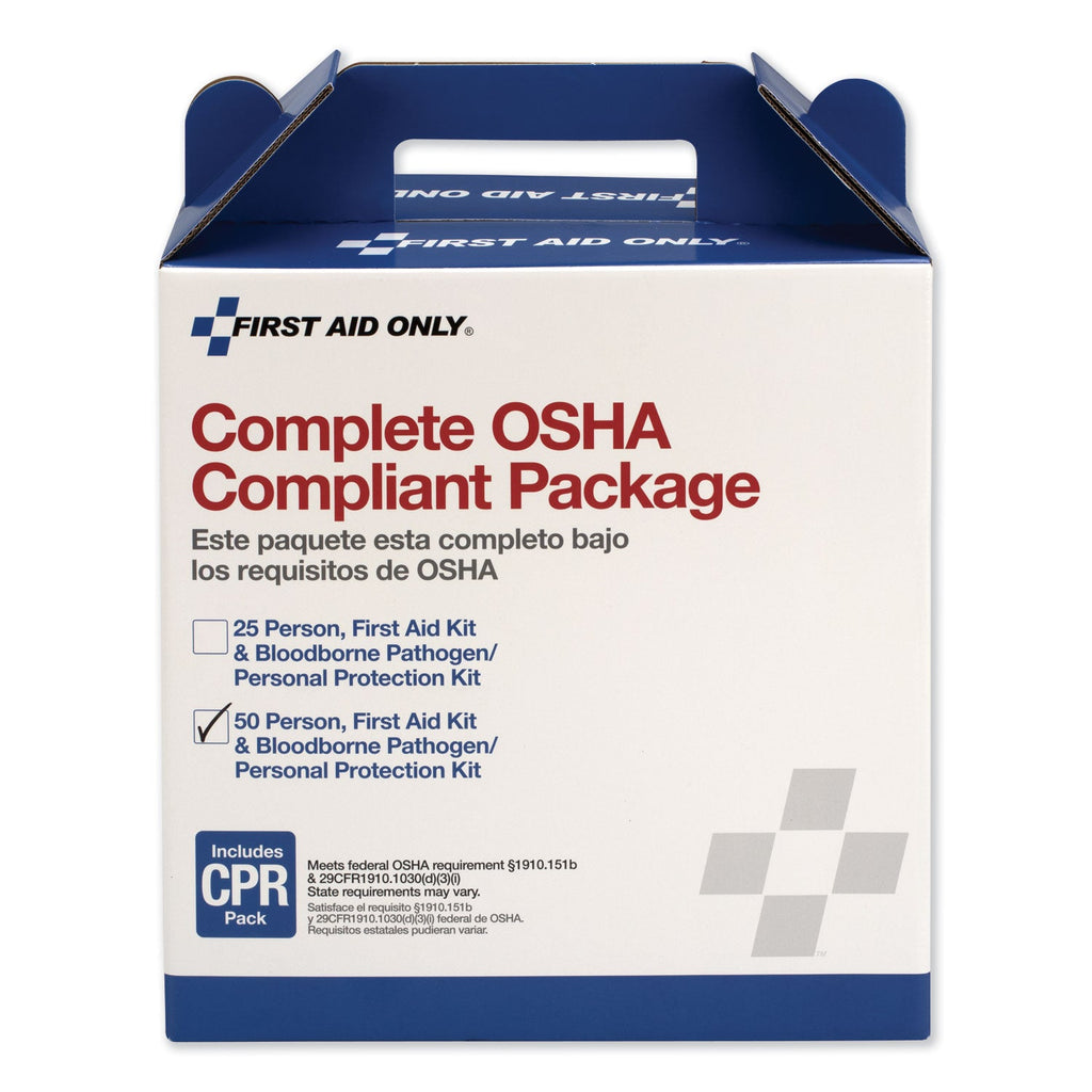 First Aid Only First Aid Kit for 50 People, 229 Pieces, ANSI/OSHA Compliant, Plastic Case