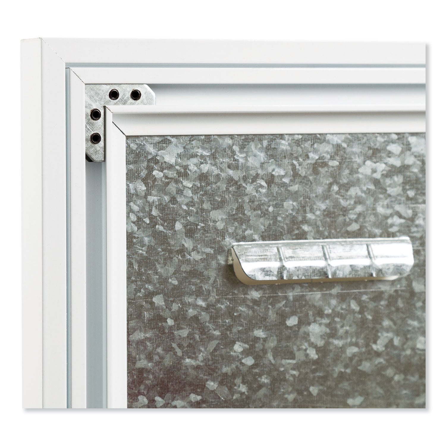 U Brands 3N1 Magnetic Glass Dry Erase Combo Board, 36 x 24, Month View, White Surface and Frame