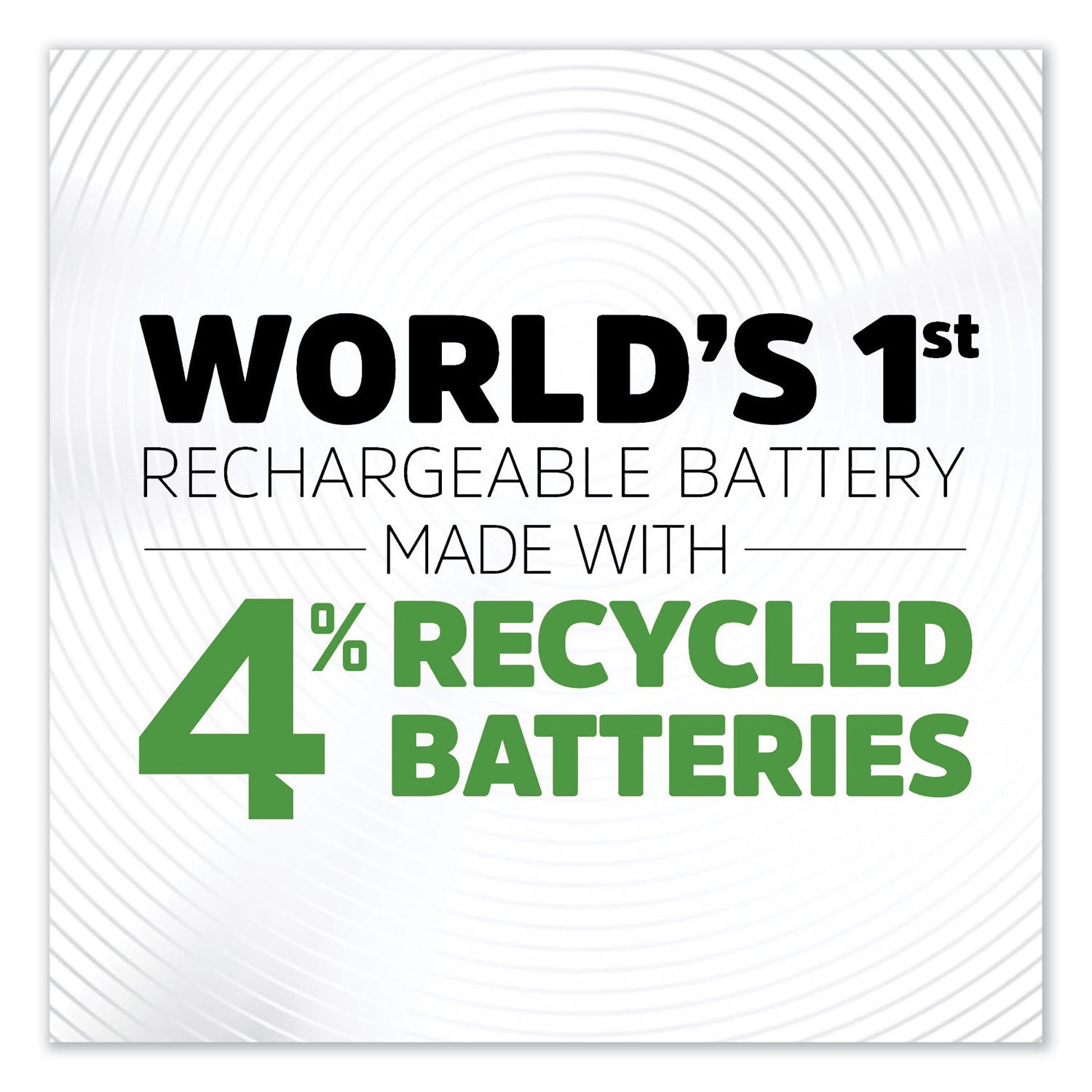 Energizer NiMH Rechargeable AA Batteries, 1.2 V, 8/Pack