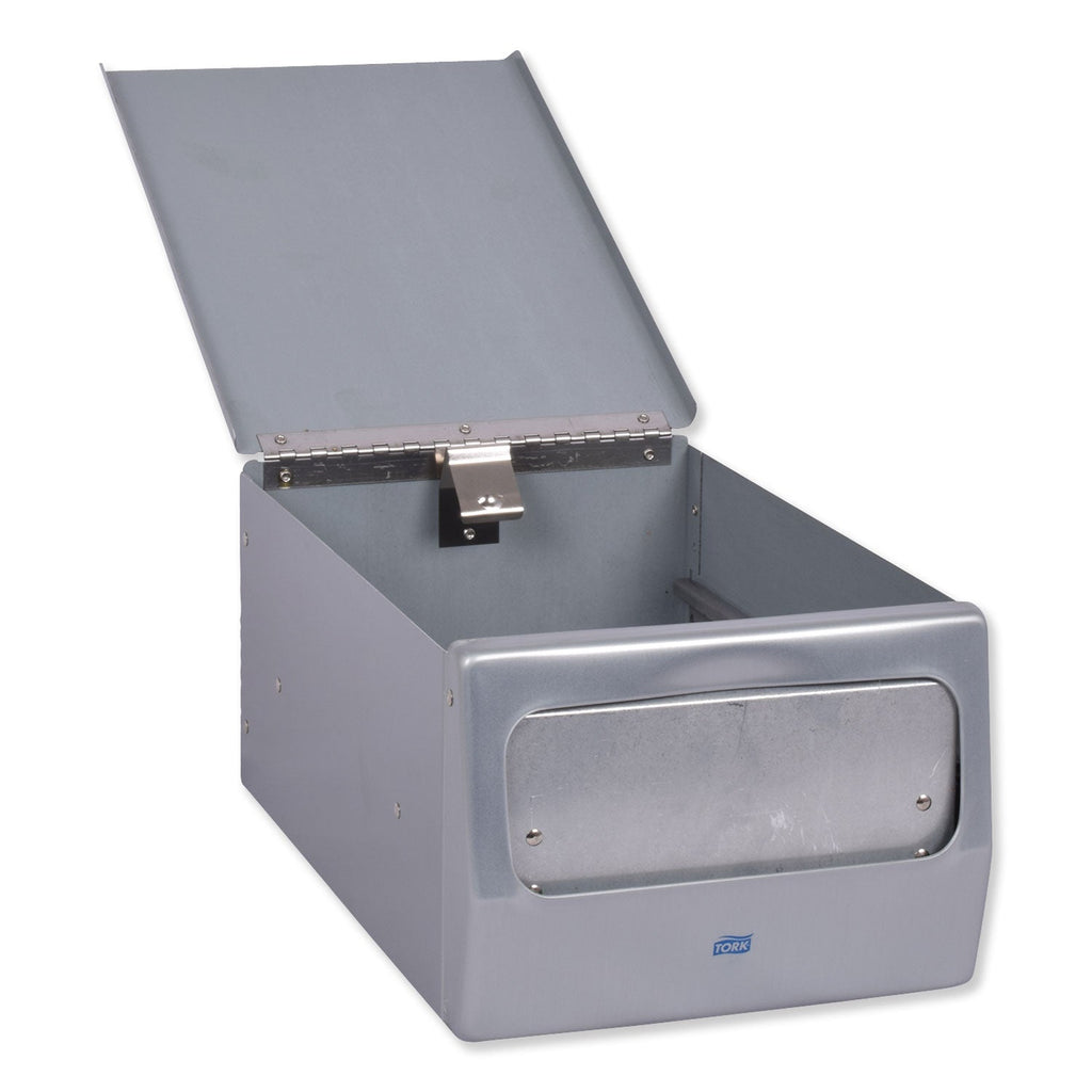 Tork Masterfold Napkin Dispenser, 7.63 x 11.75 x 5.63, Brushed Steel