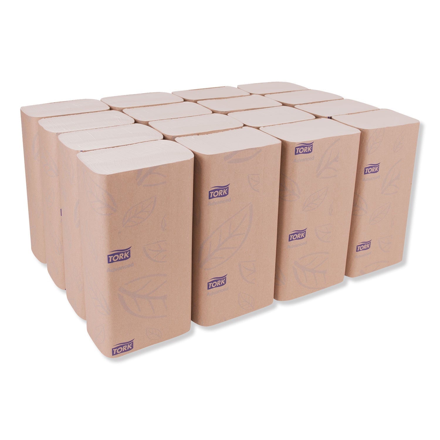 Tork Multifold Paper Towels, 2-Ply, 9.13 x 9.5, White, 189/Pack, 16 Packs/Carton