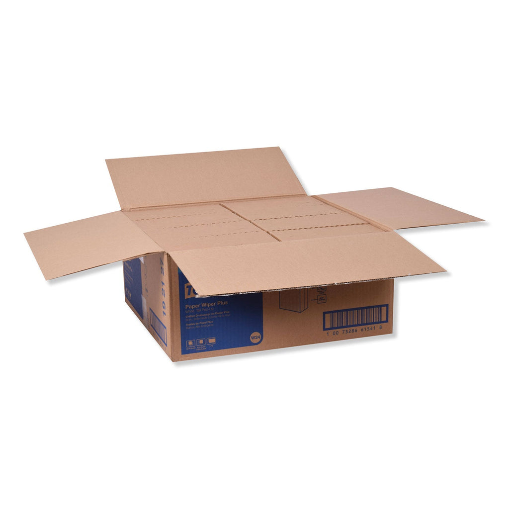 Tork Multipurpose Paper Wiper, 9.25 x 16.25, White, 100/Box, 8 Boxes/Carton