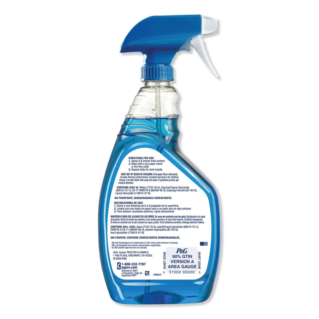 Mr. Clean Glass and Multi-Surface Cleaner with Scotchgard Protector, Apple, 32 oz Spray Bottle, Ready-To-Use
