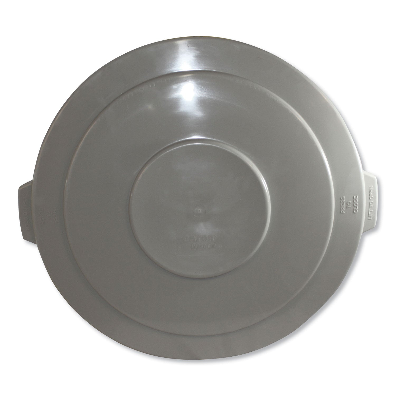 Impact Advanced Gator Lids, for 55 gal, Flat-Top, 26.4" Diameter, Gray