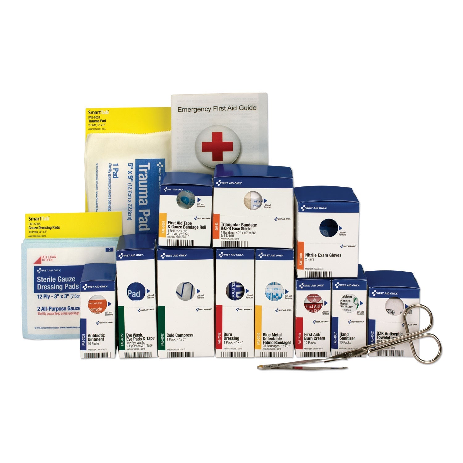 First Aid Only Medium Metal SmartCompliance Food Service Refill Pack, 94 Pieces