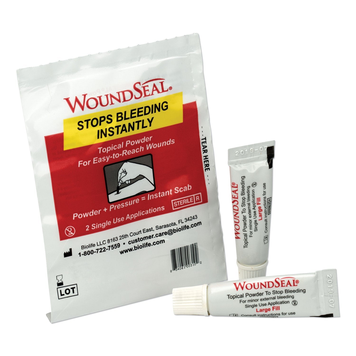 First Aid Only Refill for SmartCompliance General Business Cabinet,  2 Powder Pour Packs