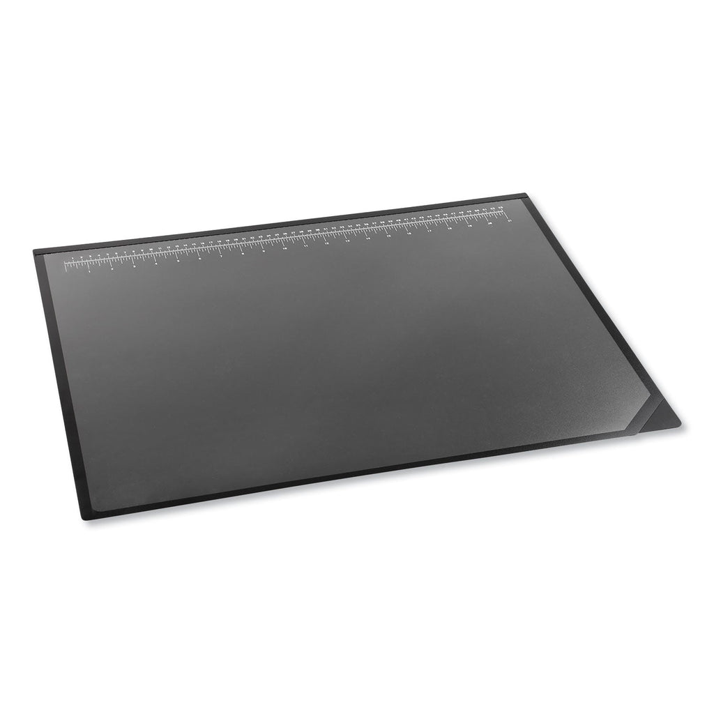 Artistic Lift-Top Pad Desktop Organizer, with Clear Overlay, 24 x 19, Black