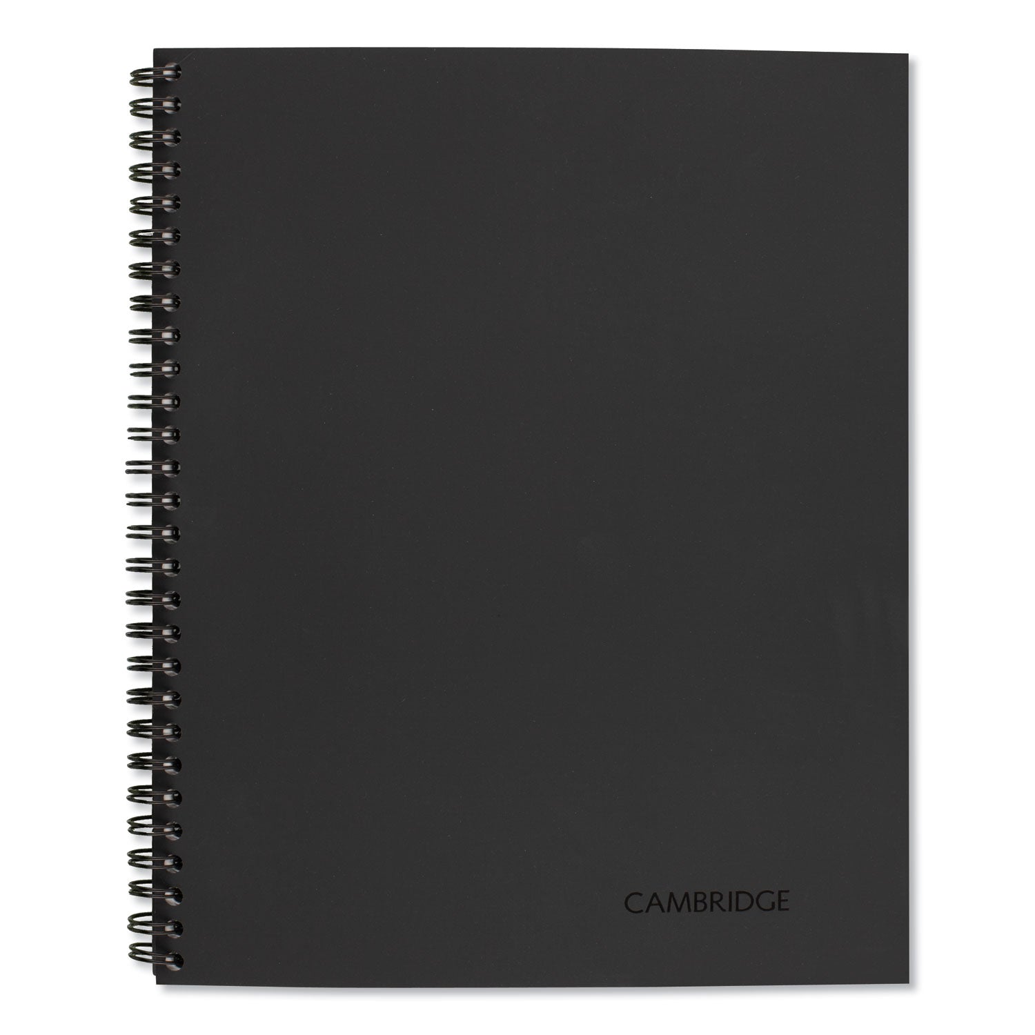 Cambridge Wirebound Guided Action Planner Notebook, 1-Subject, Project-Management Format, Gray Cover, 11 x 8.5, 80 Sheets